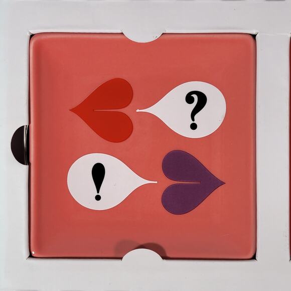 Kate Spade Sweet Talk Just Between Us Jewelry Tray Set of 2 NIB - Picture 7 of 9